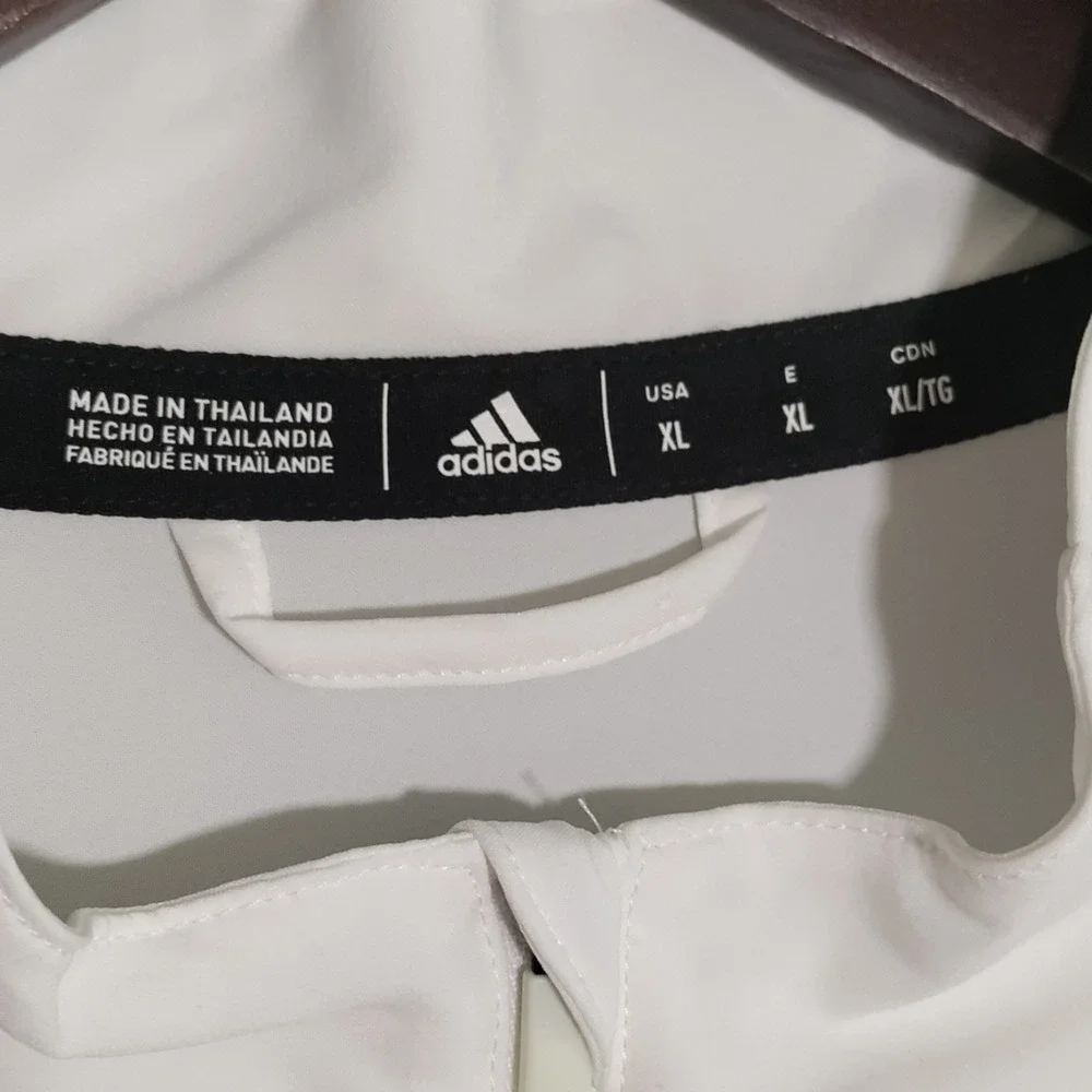 Adidas Troy Trojans Sideline‎ Jacket Mens XL Half Zip Woven Windbreaker Pullover